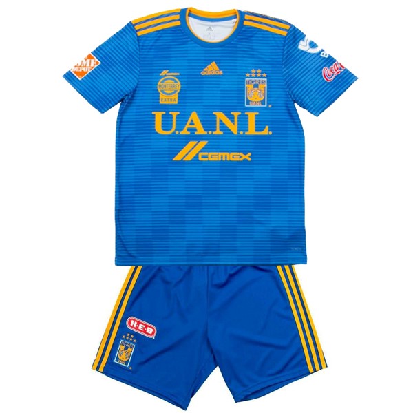 Camiseta Tigres de la UANL Segunda equipo Niños 2018-19 Azul